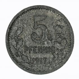 5 pfennig 1917 Iserlohn Westphalia