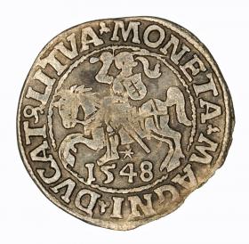 Picture for: Half groschen 1548 Sigismund II Augustus Vilnius