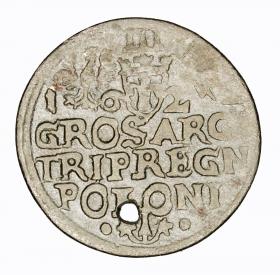 Picture 2 for: 3 groschen 1622 Sigismund III Vasa Krakow
