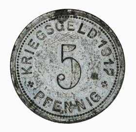 Picture for: 5 pfennig 1917 Mettmann Rhineland