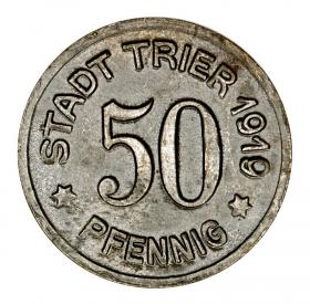 50 pfennig 1919 Trier Rhineland