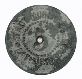 Picture for: 5 pfennig 1917 Muhlhausen Saxony