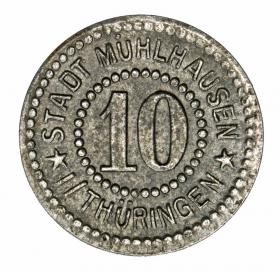 Picture for: 10 pfennig 1917 Muhlhausen Saxony
