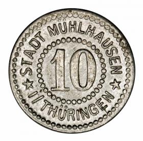 Picture for: 10 pfennig 1917 Muhlhausen Saxony