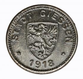 Picture 2 for: 10 pfennig 1918 Giessen Hesse
