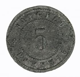 Picture for: 5 pfennig 1917 Landsberg a. Lech Bavaria