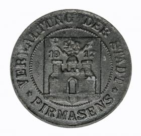 Picture 2 for: 5 pfennig 1917 Pirmasens Pfalz
