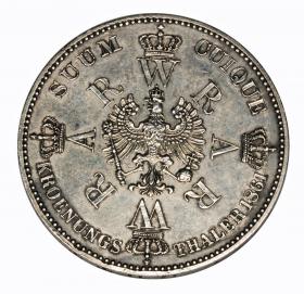 Picture 2 for: Thaler 1861 Wilhelm I Hohenzollern Prussia Berlin