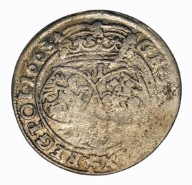 Picture 2 for: 6 groschen 1663 Johann Kasimir Krakow