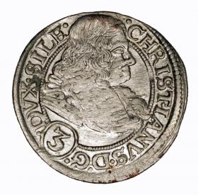 Picture for: 3 kreuzer 1670 Chistian Duchy of Brzeg Legnica Wolow Brzeg