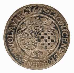 Picture for: 6 keuzer 1673 Louise of Anhalt Duchy of Brzeg Legnica Wolow Brzeg