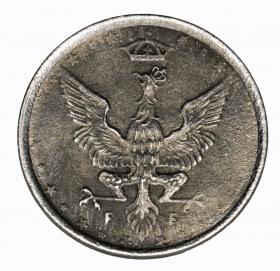 Picture 2 for: 10 pfennig 1917 Polish Kingdom Stuttgart