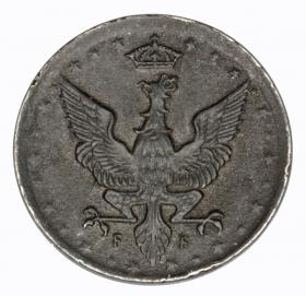 Picture 2 for: 10 pfennig 1917 Polish Kingdom Stuttgart