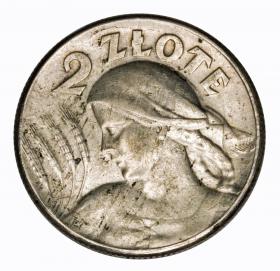 Picture for: 2 zlote 1925 woman with ears of grain Second Polish Republic London