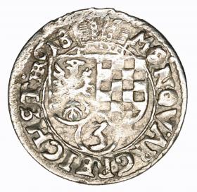 Picture for: 3 kreuzer 1618 John Christian George Rudolf Duchy of Brzeg Legnica Wolow Zloty Stok