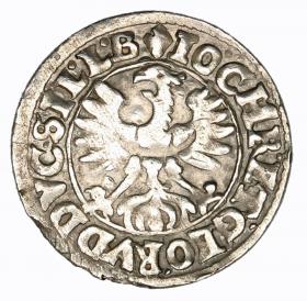 Picture 2 for: 3 kreuzer 1618 John Christian George Rudolf Duchy of Brzeg Legnica Wolow Zloty Stok