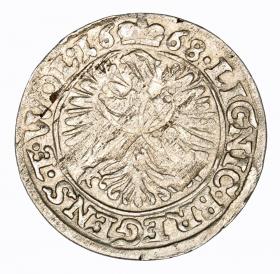Picture 2 for: 3 kreuzer 1668 Chistian Duchy of Brzeg Legnica Wolow