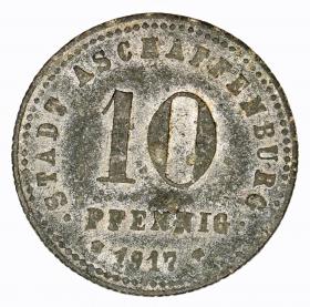 Picture for: 10 pfennig 1917 Aschaffenburg Bavaria