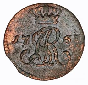 Picture 2 for: Half groschen 1767 Stanislaw August Poniatowski Krakow