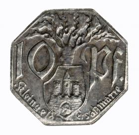 Picture 2 for: 10 pfennig 1917 Weilburg Hesse