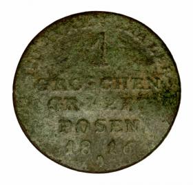 Picture for: 1 groschen 1816 Frederick William II Grand Duchy of Poznan Berlin