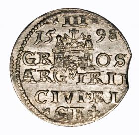 Picture 2 for: 3 groschen 1598 Sigismund III Vasa Riga