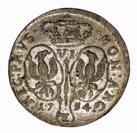 Picture 2 for: 6 groschen 1754 Frederick the Great Prussia Kaliningrad