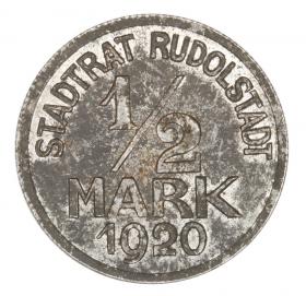 Picture for: 1/2 mark 1920 Schwarzburg Rudolstadt