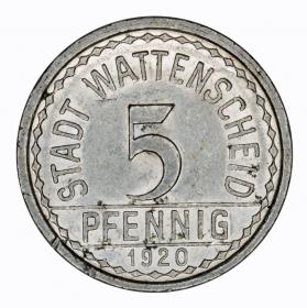 Picture for: 5 pfennig 1920 Wattenscheid Westphalia