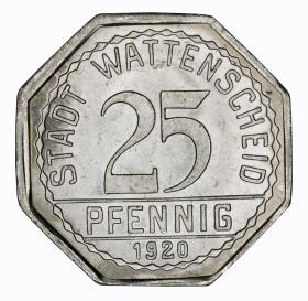 Picture for: 25 pfennig 1920 Wattenscheid Westphalia