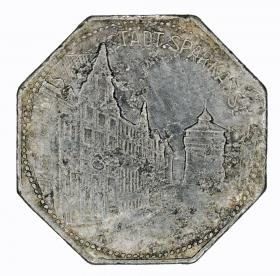 Picture 2 for: tram token 20 pfennig Nurnberg Further Sparkasse