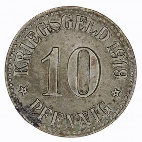 10 pfennig 1919 Cassel Hessen