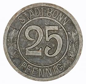 Picture for: 25 pfennig 1920 Bonn Rhineland