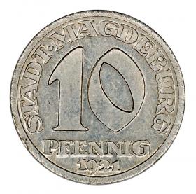 Picture for: 10 pfennig 1921 Magdeburg Saxony