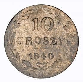 Picture for: 10 groschen 1840 Nicholas I former Polish Kingdom Warsaw