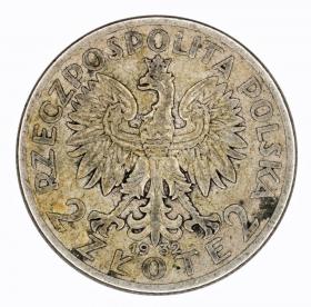 Picture 2 for: 2 zlote 1932 woman's head Second Polish Republic Warsaw