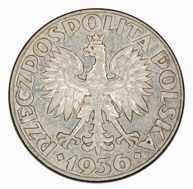 Picture 2 for: 2 zlote 1936 Sailing ship Second Polish Republic Warsaw