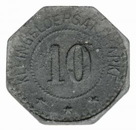 10 pfennig Frankenhausen Thuringia