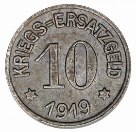Picture for: 10 pfennig 1919 Crefeld Rhineland