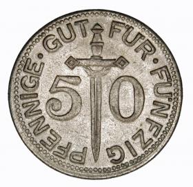 Picture 2 for: 50 pfennig 1917 Solingen Rhineland