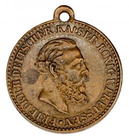 Picture for: Medal Frederick III Emperor of Prussia XIX century
