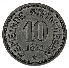 10 pfennig 1921 Steinwiesen Bavaria