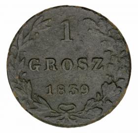 1 groschen 1839 Nicholas I former Kingdom of Poland Warsaw