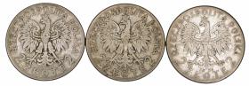 Picture for: 2 zlote woman's head 1932 1933 1934 Second Polish Republic Warsaw set