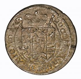 Picture 2 for: 1 kreuzer 1700 Francis Louis of Neuburg Duchy of Nysa