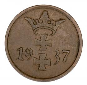 Picture 2 for: 1 pfennig 1937 Free City of Danzig Gdansk