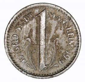 10 pfennig 1919 Mannheim Baden