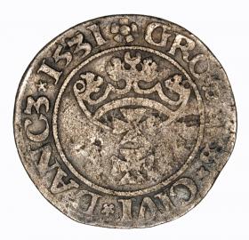 Picture 2 for: Groschen 1531 Sigismund I the Old Gdansk