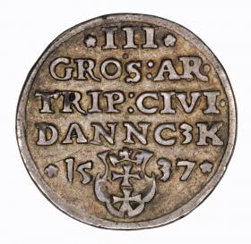 Picture 2 for: 3 groschen 1537 Sigismund the Old Gdansk