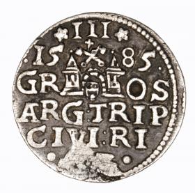Picture 2 for: 3 groschen 1585 Stephen Bathory Riga